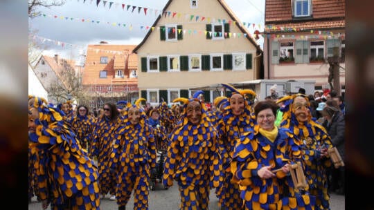 Fasnetsumzug Tiefenbronn · TCV Schmellenhopfer